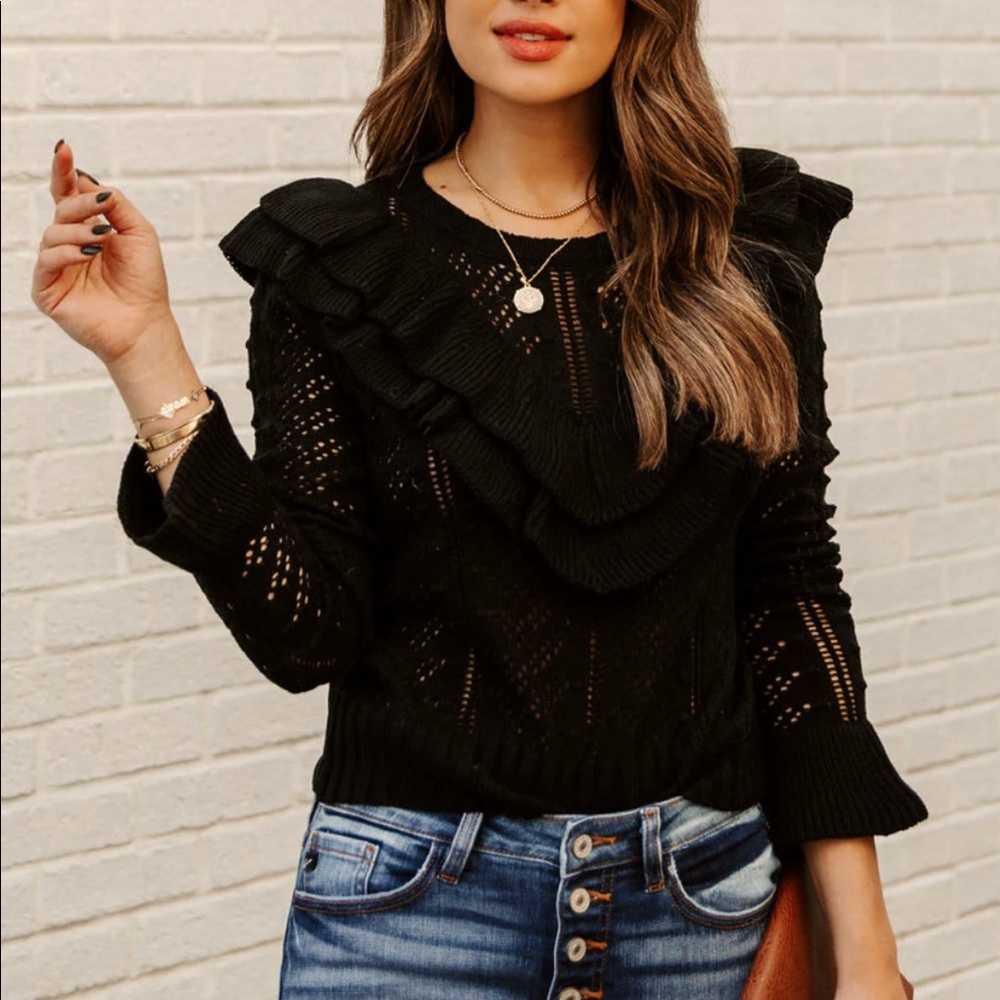 Ruffle Sweater
